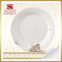 Plato de cena chino platos de porcelana blanca platos de porcelana establece